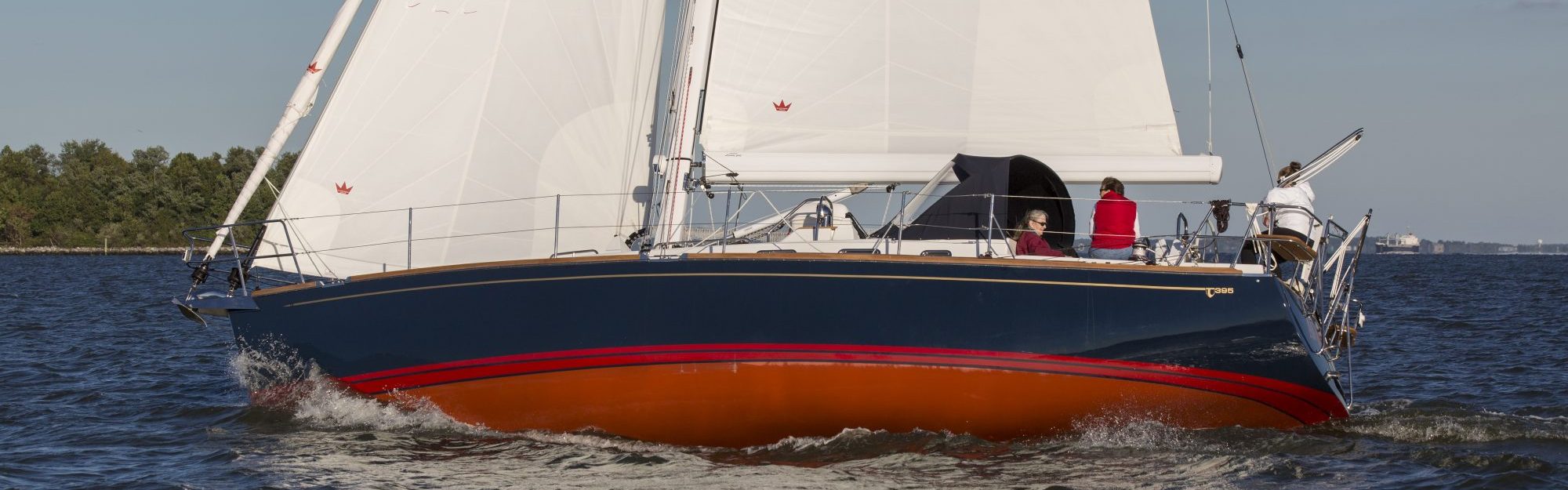 Tartan395 sailing in Annapolis